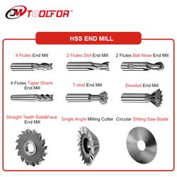 ผู้ผลิตจีน DIN844 6Mm End Milling Hss Milling Cutter for Aluminium