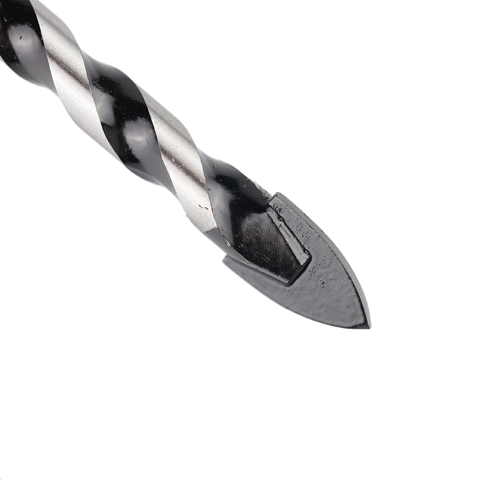 เคล็ดลับตรง Black & White Glass & Tile Drill Bits อุปกรณ์เสริมเครื่องมือเจาะปูน