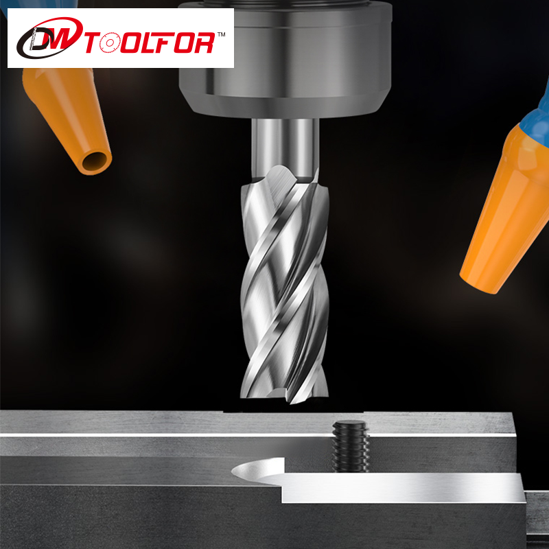 DM ผลิต Outlet ดอกเอ็นมิลล์ 6 มม. ดอกสว่านและดอกเอ็นมิลล์ Sharpener Hss End Mills