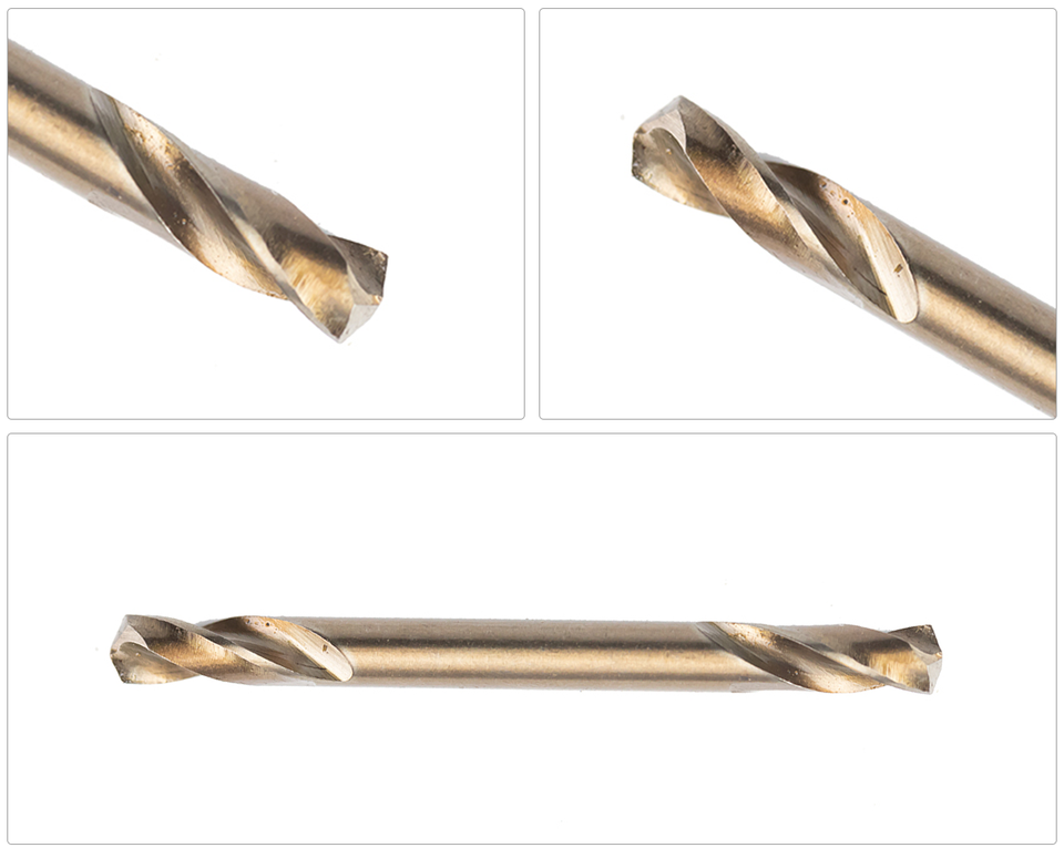 เครื่องเจาะปลายคู่ ไม้ HSS FULLY GROUND AMBER FINISH Twist Drill Bit